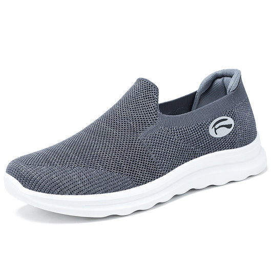 Zapatos Deportivos Sin Cordones Transpirables De Suela Blanda