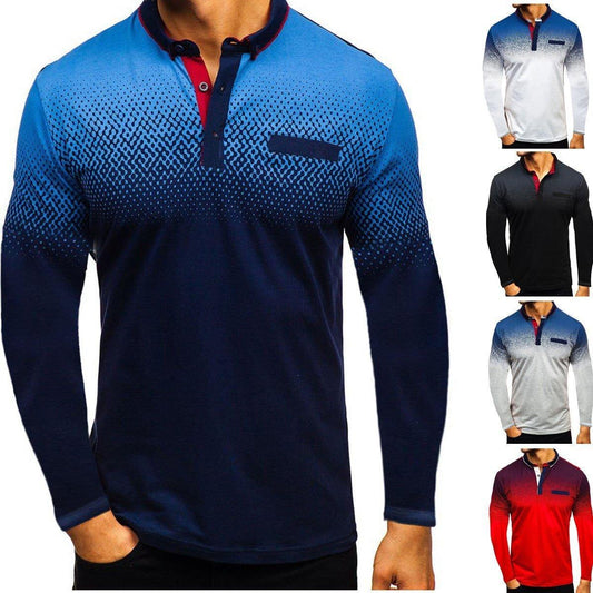 Camiseta casual de manga larga para hombre - MXbueno