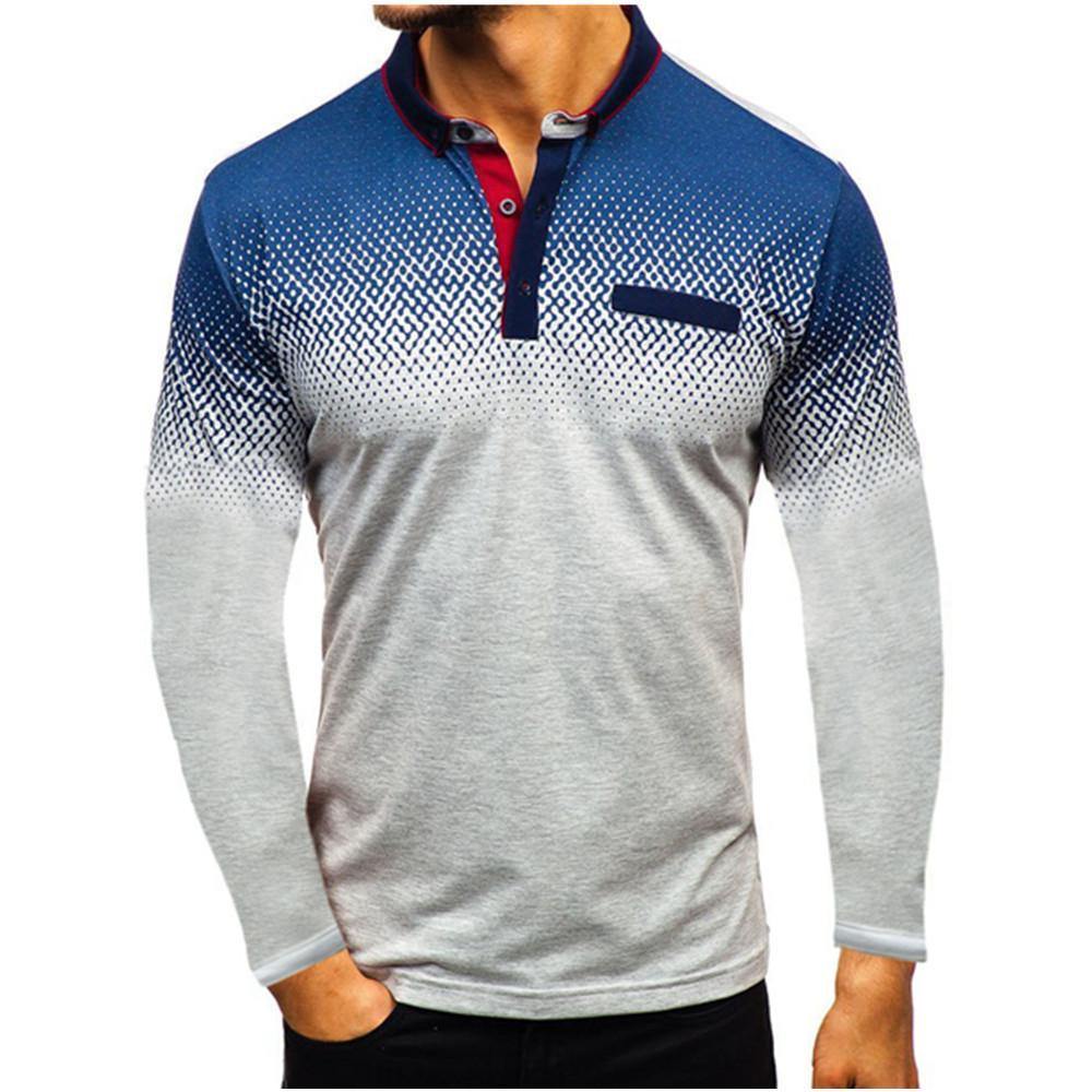 Camiseta casual de manga larga para hombre - MXbueno
