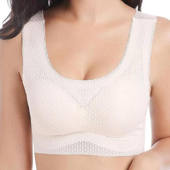 [W-Ropa Interior] Sujetador Deportivo Transpirable De Talla Grande