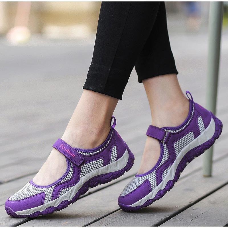 Nuevos Zapatos Para Caminar ElÁsticos, Transpirables Y Ligeros
