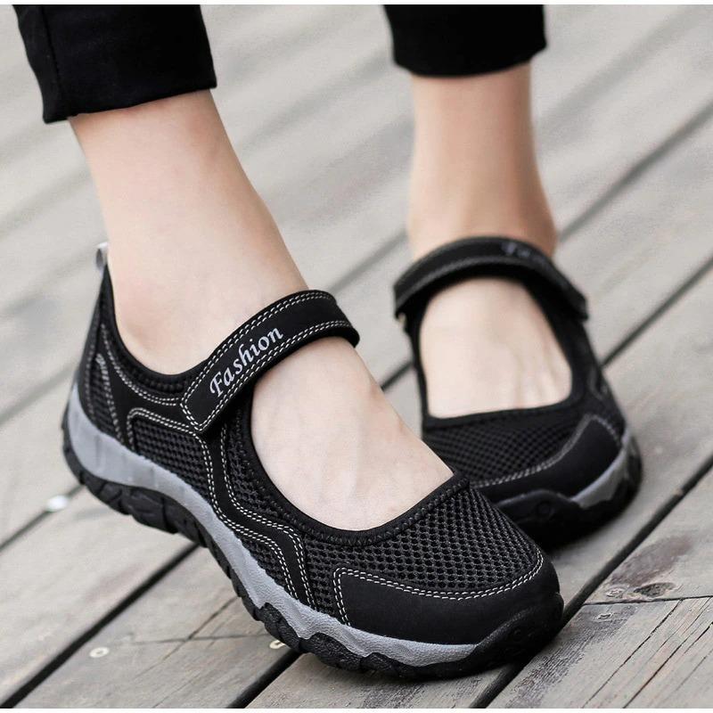Nuevos Zapatos Para Caminar ElÁsticos, Transpirables Y Ligeros